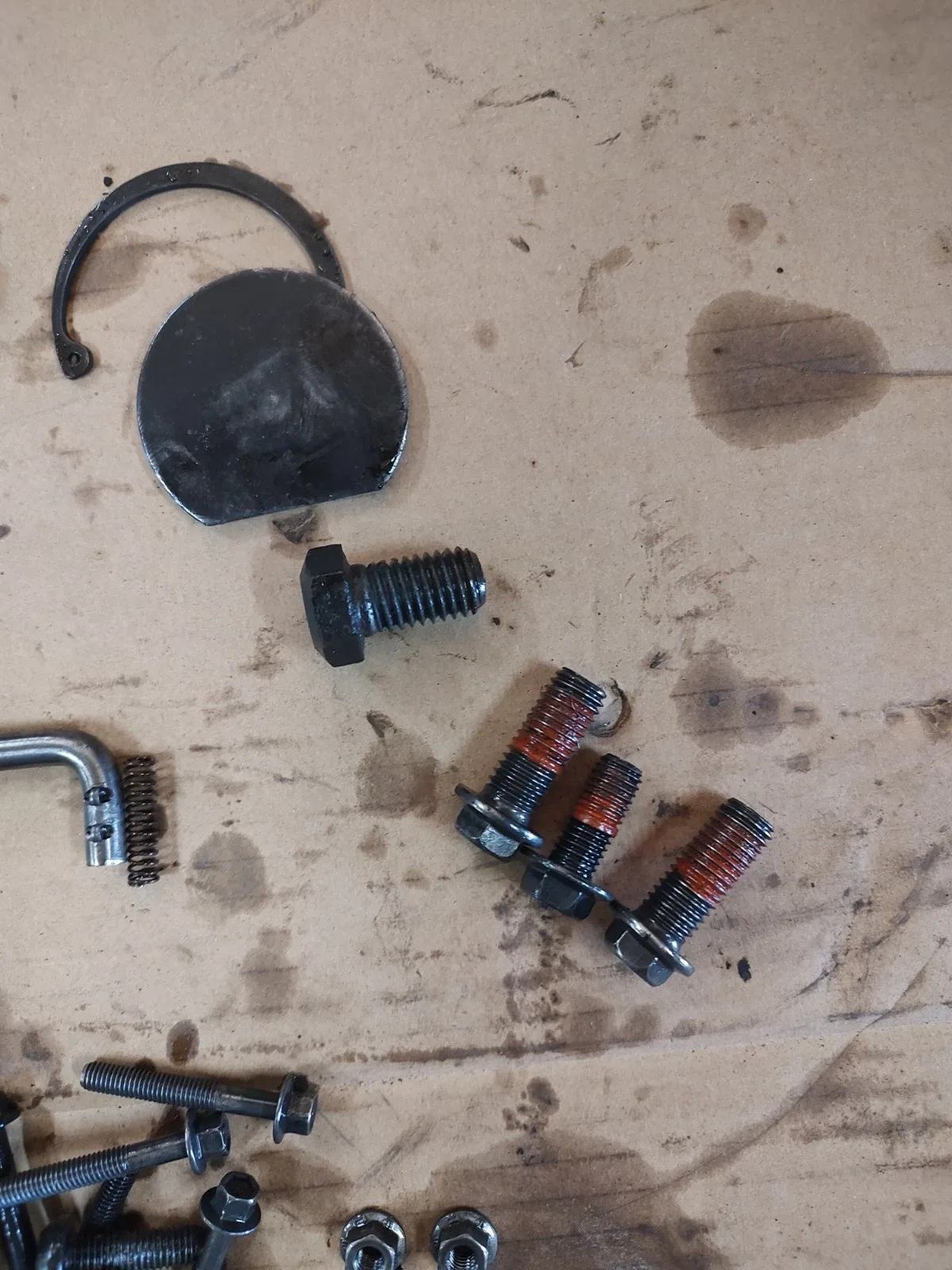 Ford E40D Automatic Transmission Shift Shaft Parking Pawl Misc Bolts Lot image 2
