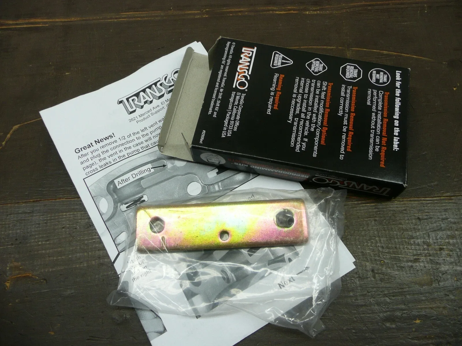 TransGo 5R110 Automatic Transmission Pump Vent Repair Kit image 2