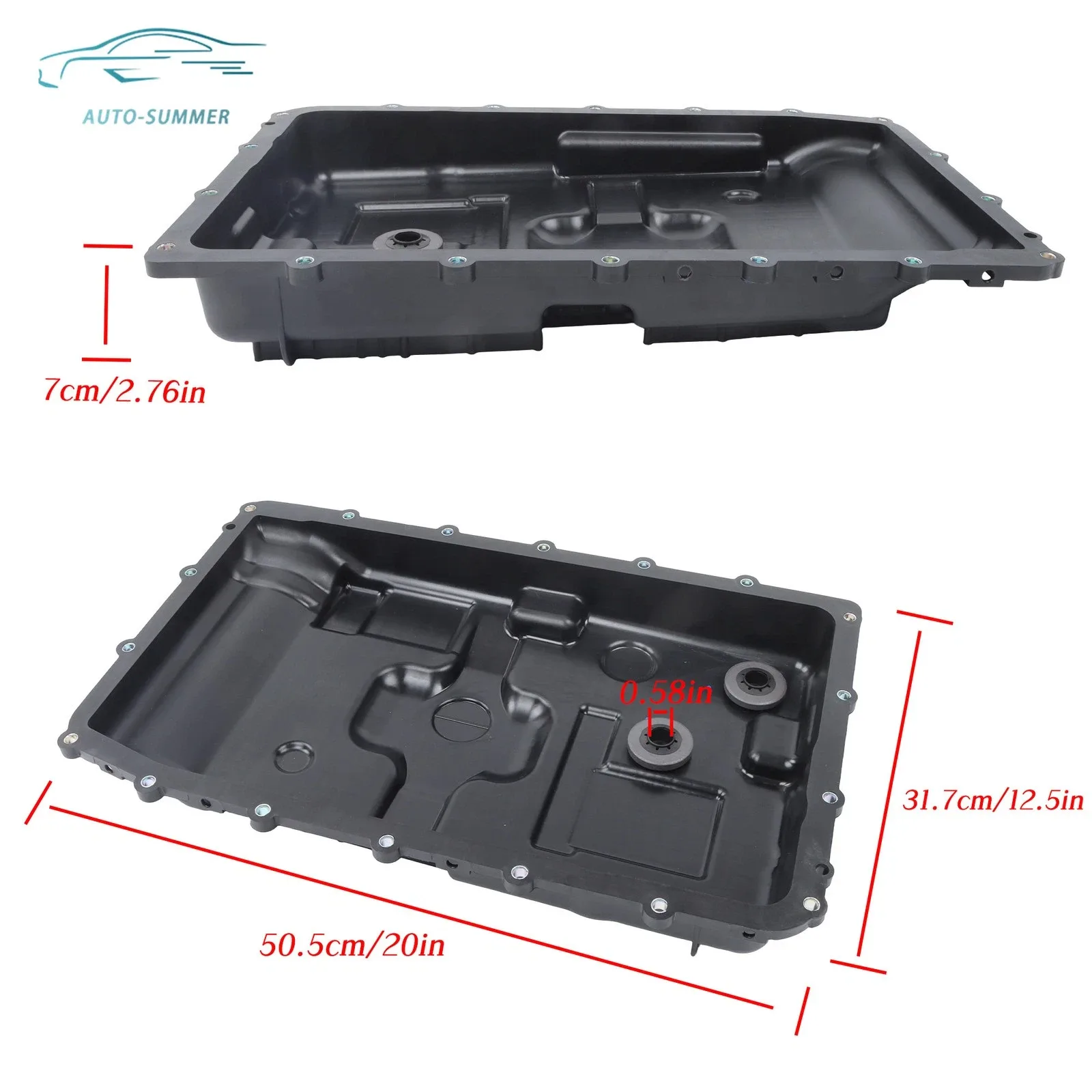 For Ford Explorer 20-25 2.3L L4 3.0L V6 Transmission Fluid Oil Pan  LP5Z-7A194-A image 2