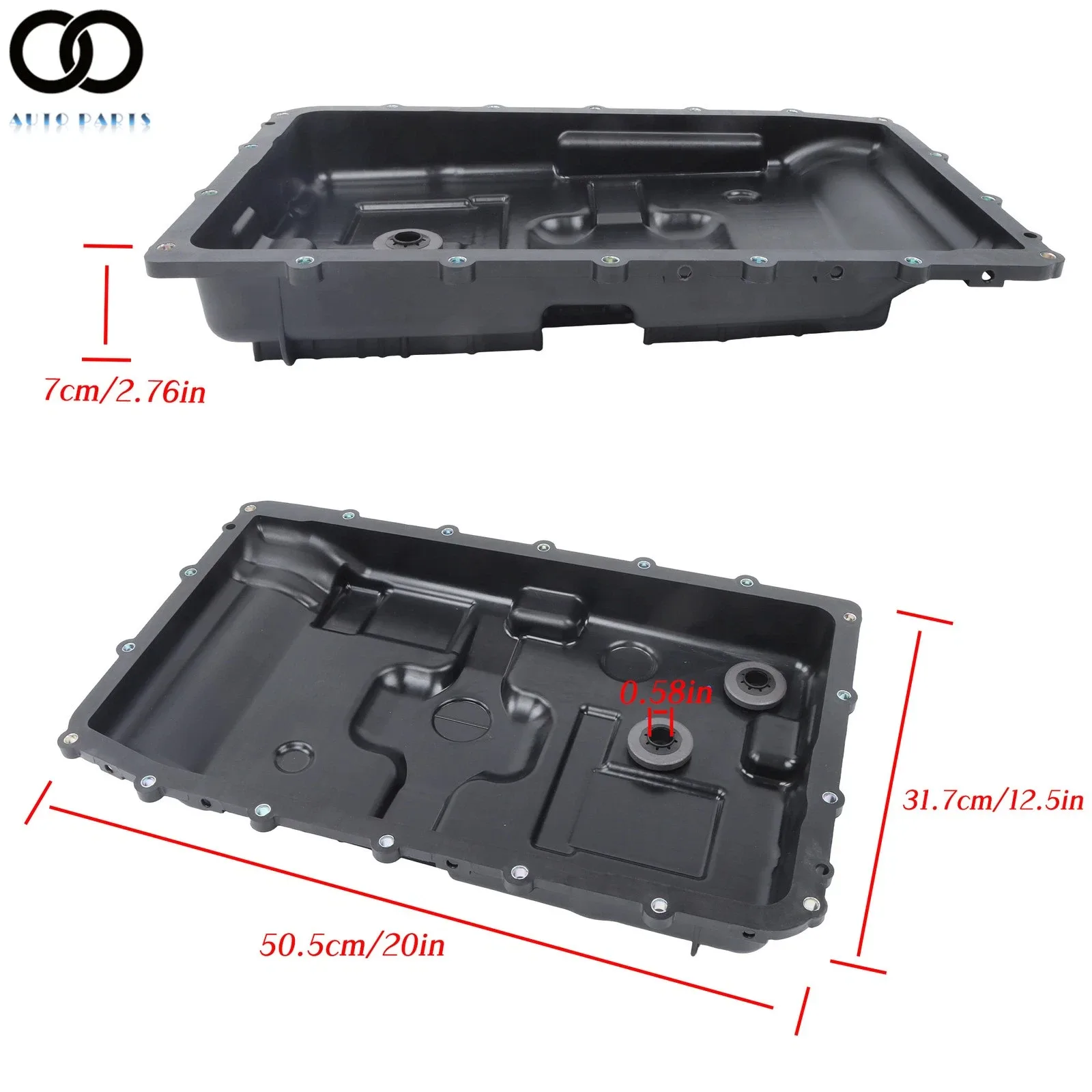 2015-2020 Ford Explorer / Ranger & Lincoln Aviator Transmission Oil Pan LP5Z-7A194-B (APO355112) image 2
