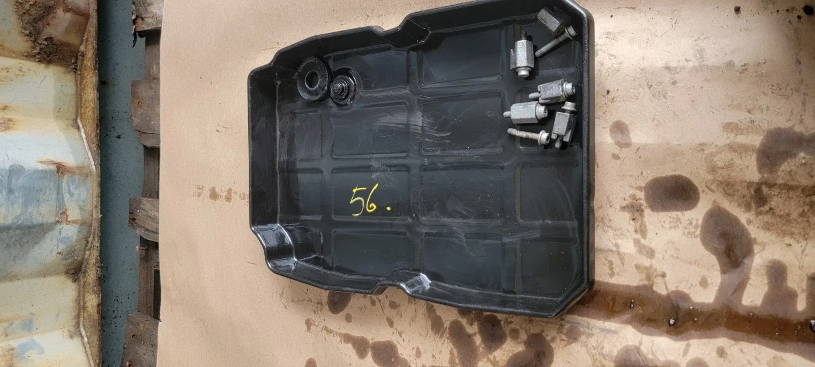 2009 MERCEDES-BENZ E 350 4MATIC Transmission Oil Pan OEM image 4