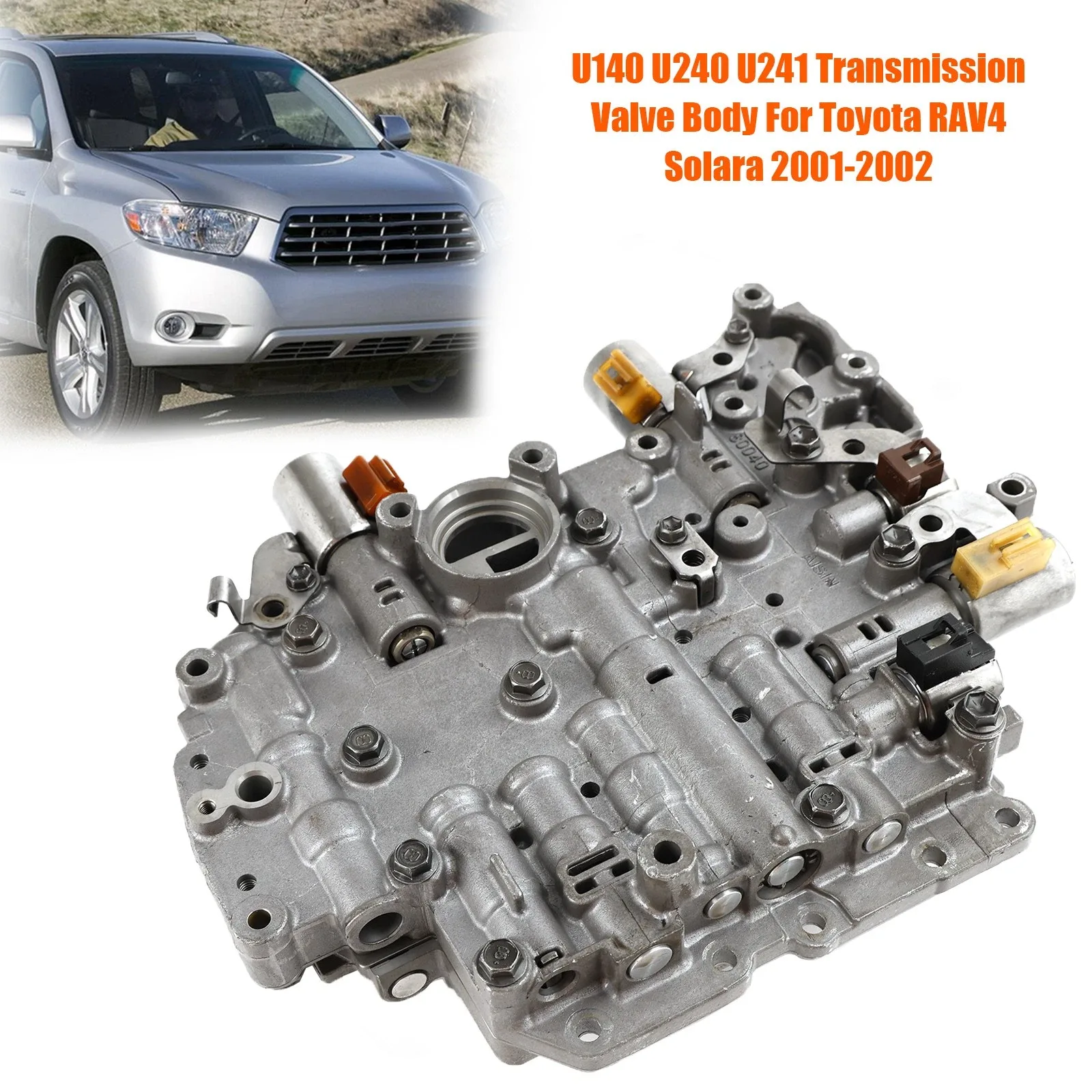 2001-2002 Toyota RAV4 / Solara Transmission Valve Body U140 U240 U241 image 3