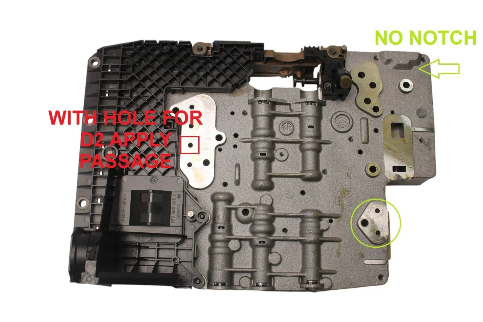 WTY49740AB Valve Body for ZF6HP19 / ZF6HP26 (Gen 1) image 2