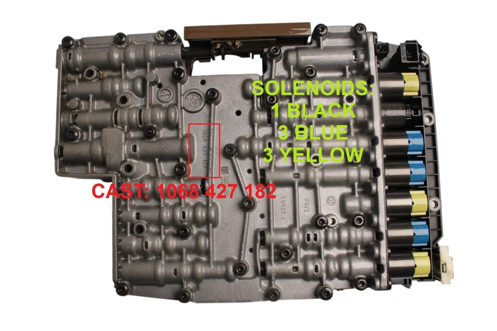WTY49740AC Reman Valve Body for ZF6HP19 / ZF6HP26 (Gen 1, M-SHIFT, A052) image 3