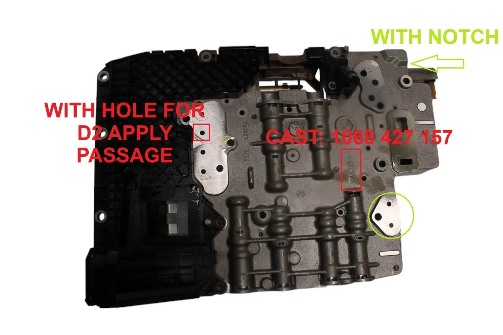 BMW Valve Body WTY49740BB — ZF6HP19 / ZF6HP26 Gen 1 E-Shift image 2