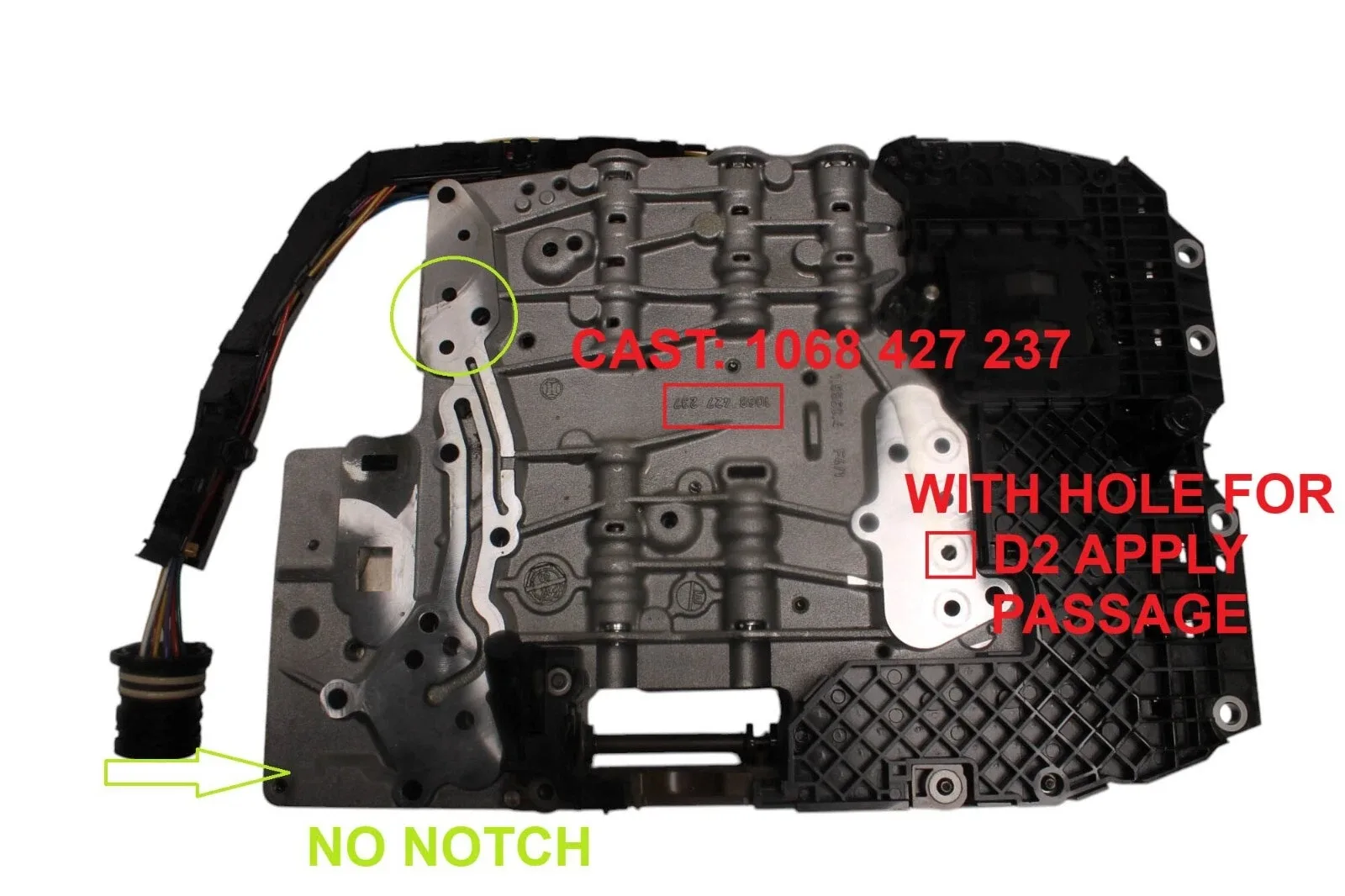 BMW Valve Body for ZF6HP21 / ZF6HP26 (Gen 2, M-SHIFT) - 49740CC image 2