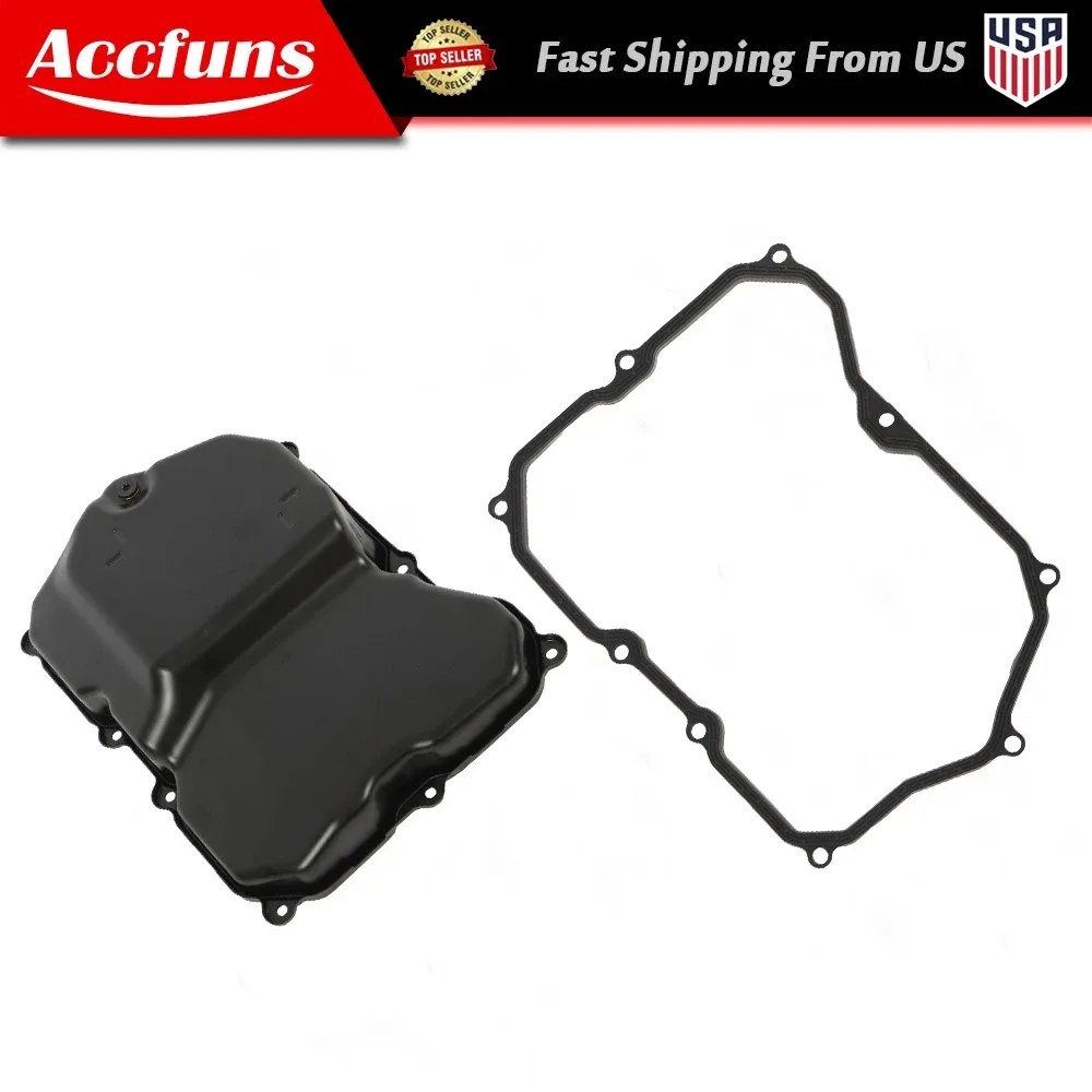 1set Transmission Oil Pan w/ Gasket For Audi Q3 Volkswagen Tiguan Passat Beetle