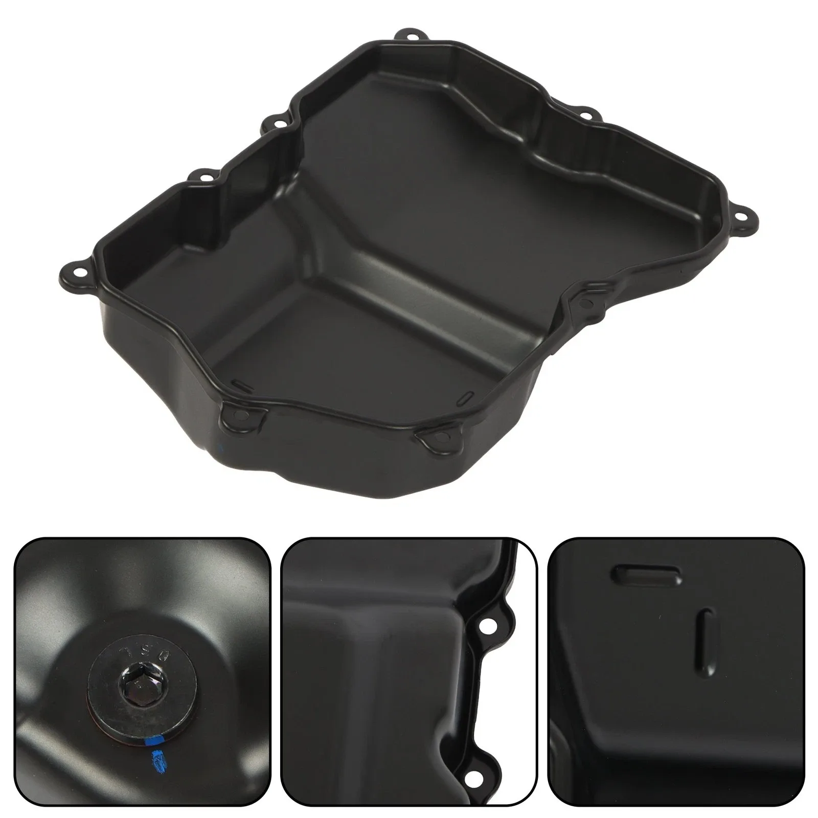 1PCS Transmission Oil Pan w/ Gasket For Audi Q3 Volkswagen Tiguan Passat Beetle image 3