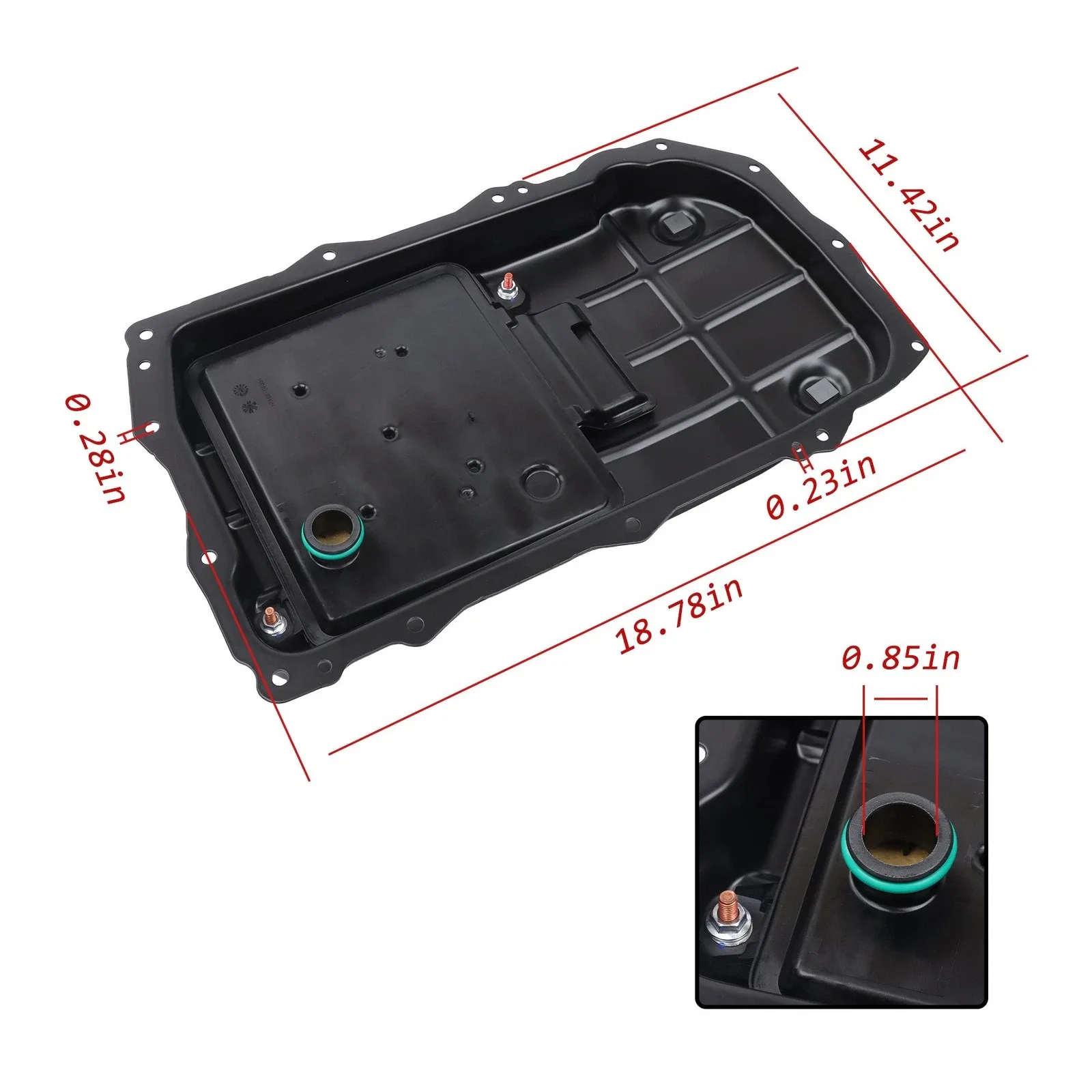 Transmission Oil Pan For Jeep Grand Wagoneer 2022 3.0L l6 GAS DOHC Turbocharged image 2