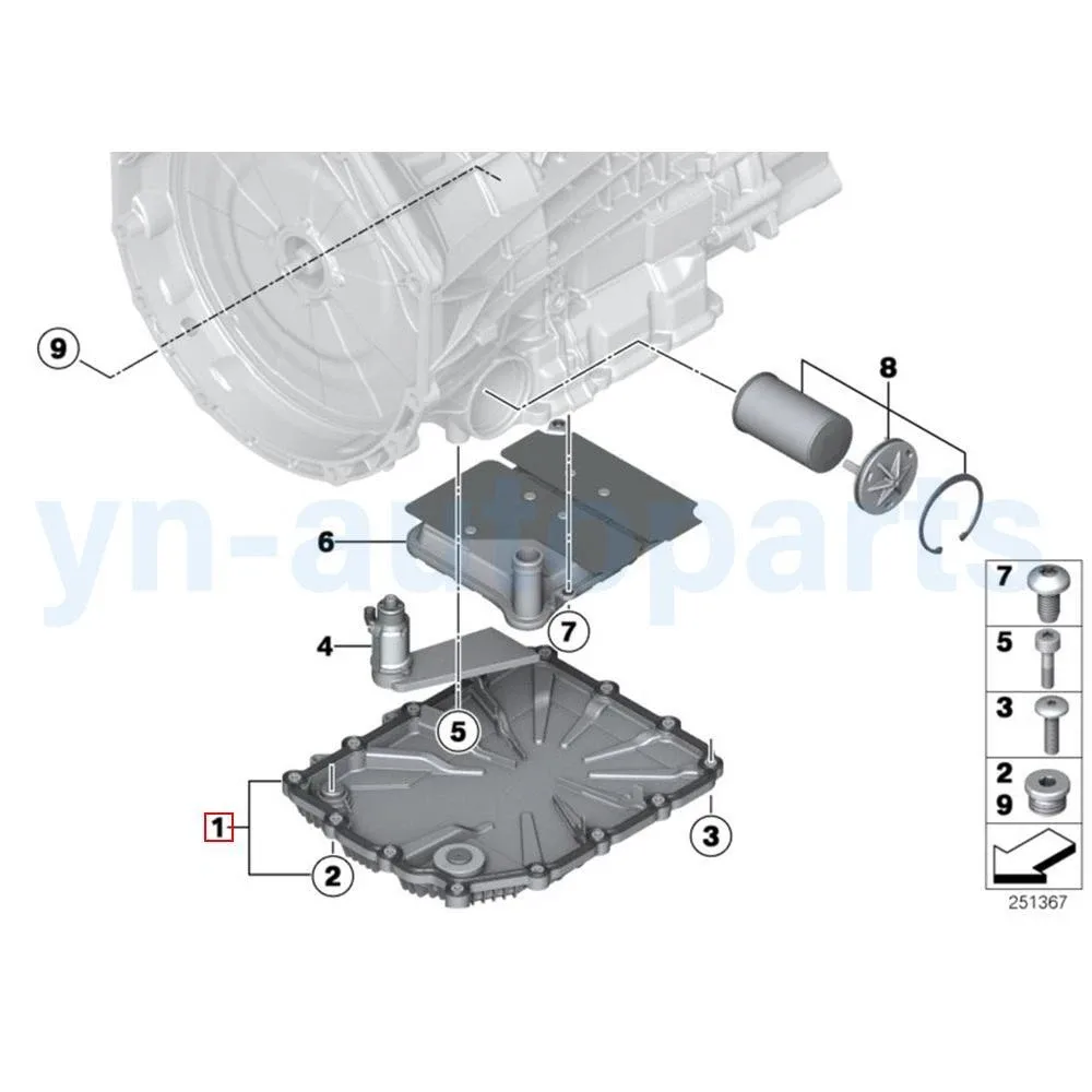 DCT Transmission Oil Pan Fits For BMW M2 M3 335i M5 M6 M4 sDrive35i 28107842385 image 2