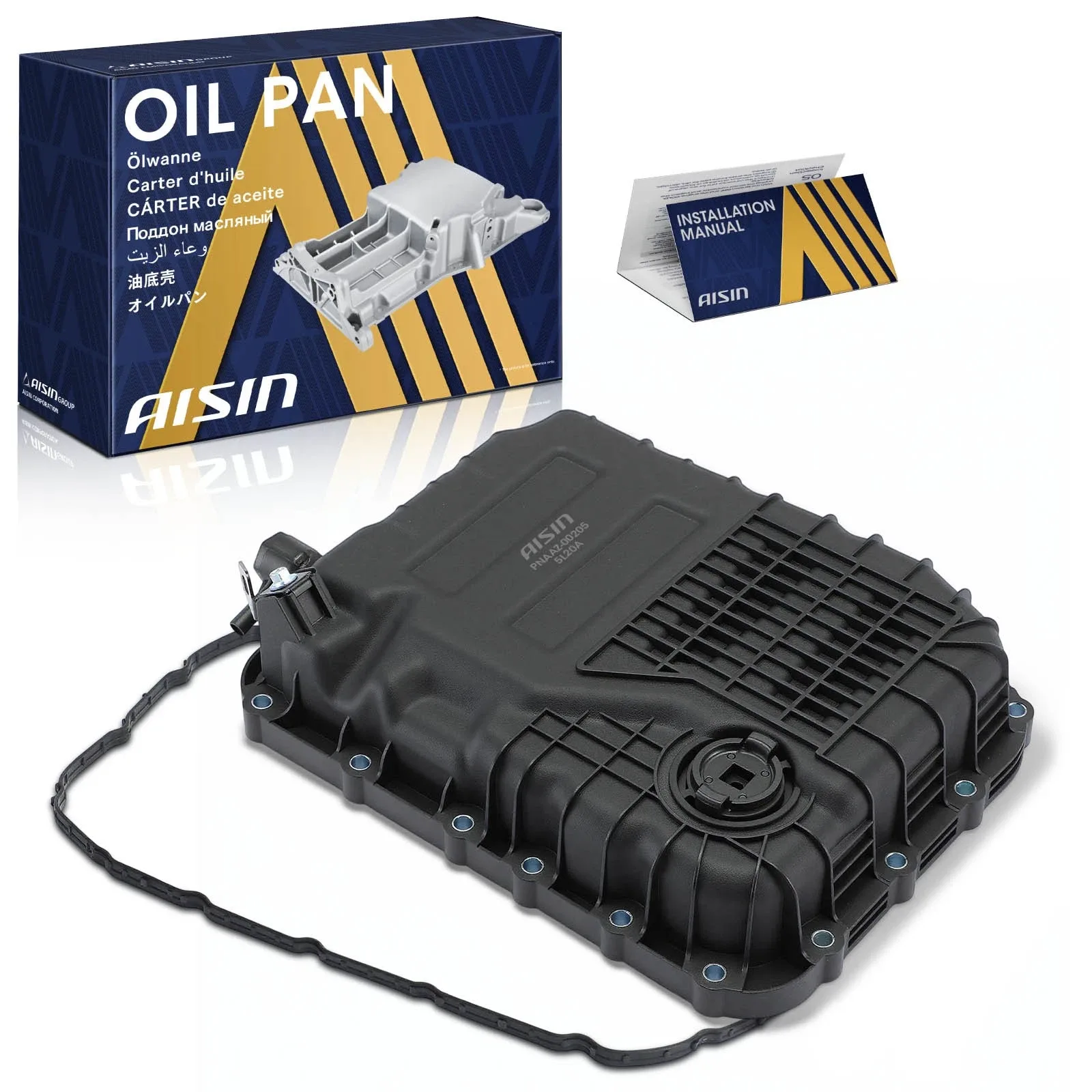 AISIN Transmission Oil Pan for Hyundai Elantra Sonata Kia Soul Optima 2010-2018