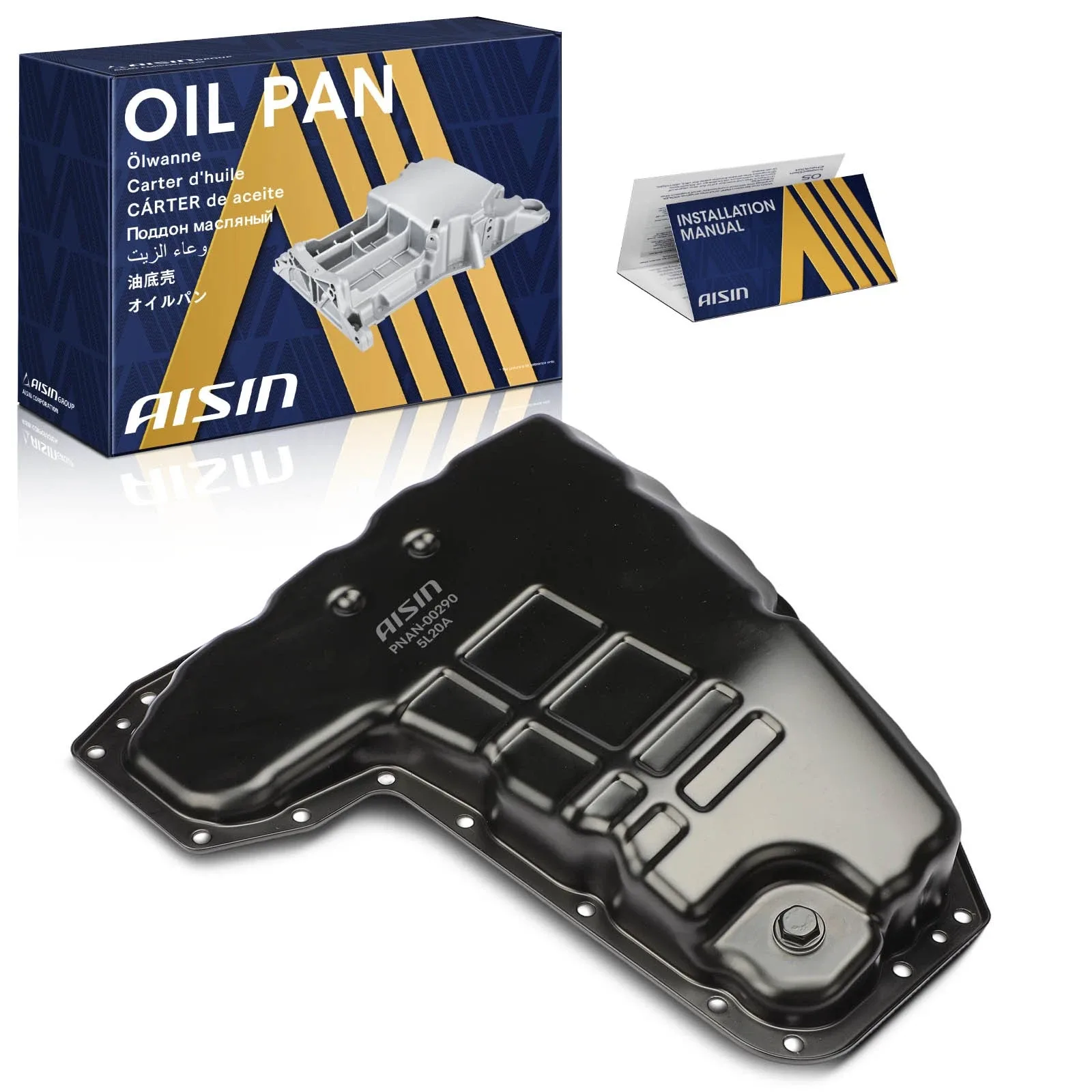 AISIN PNAN-00290 Transmission Oil Pan for Nissan Versa Cube 2007-2014 L4 1.8L
