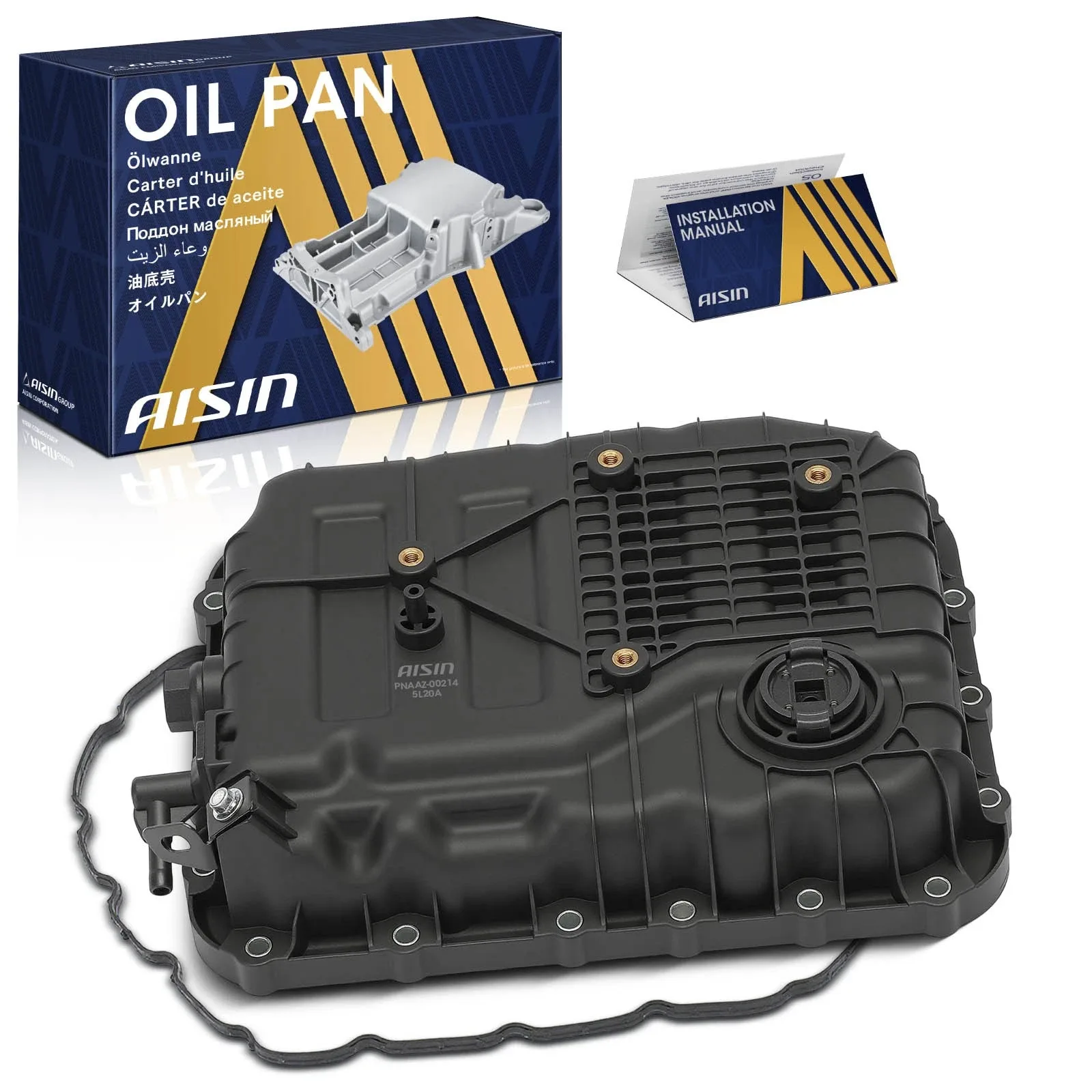 AISIN Transmission Oil Pan for Hyundai Elantra Veloster Kia Forte 2017-2021 2.0L