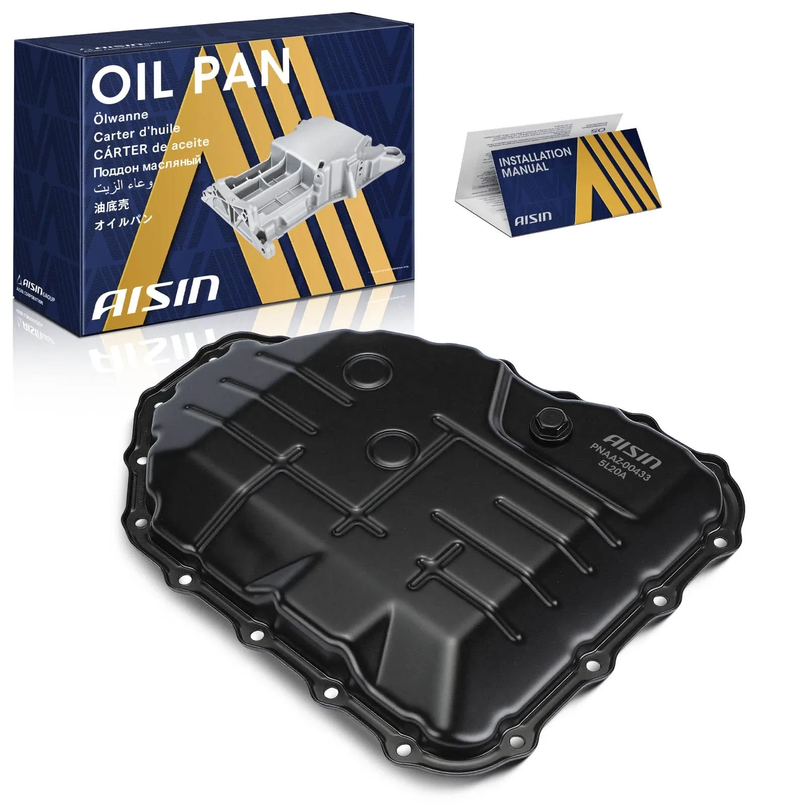 AISIN Transmission Oil Pan for Hyundai Elantra Kia Soul Forte Spectra 2004-2012