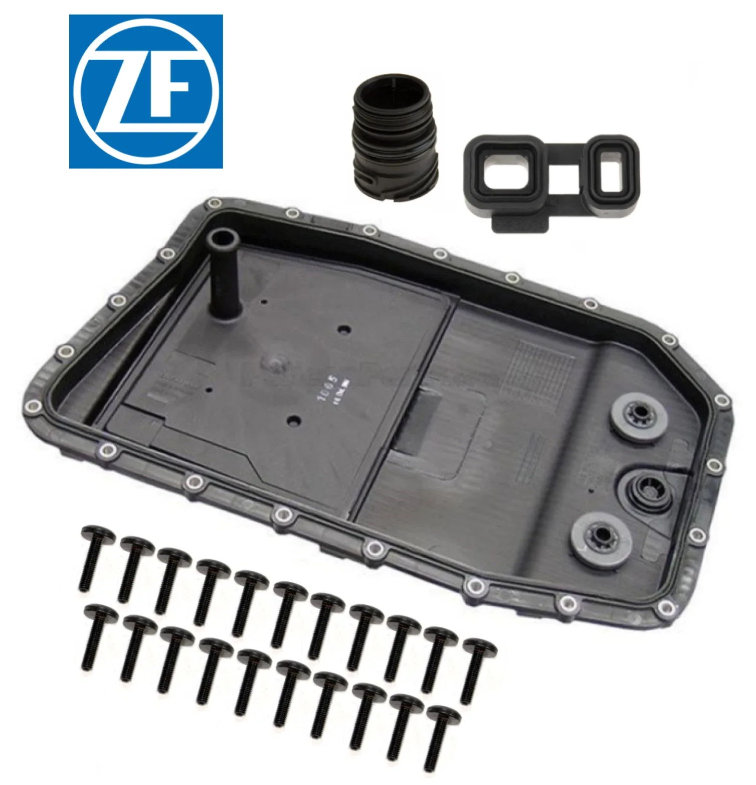 OEM Transmission Oil Pan Assembly Adapter Seal Bolt Kit for BMW Jaguar Rover LR image 2