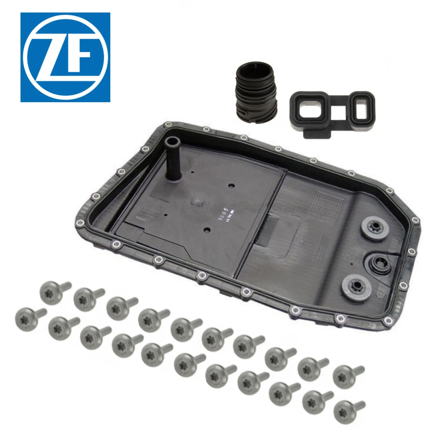 OEM Transmission Oil Pan Assembly Adapter Seal Bolt Kit for BMW Jaguar Rover LR
