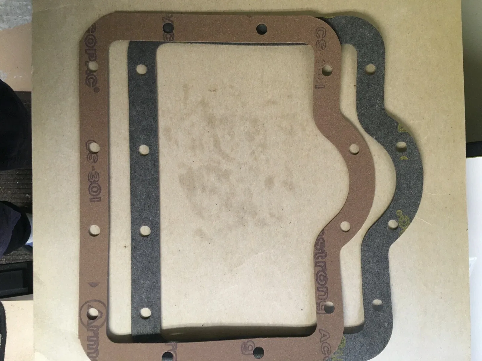 Turboglide transmission pan gasket 1957-61 Chevrolet OEM 3727235 3384L USA Made image 3