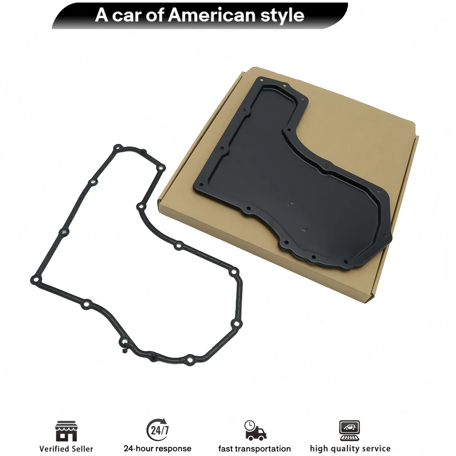 1995-2010 Chevrolet/Daewoo/Oldsmobile/Pontiac/Saturn Transmission Oil Pan w/ Gasket - MPN 8685184,24203590