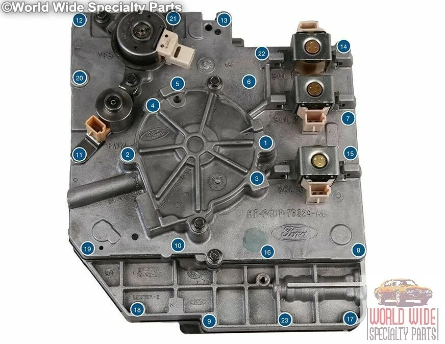 1994-1997 Ford AX4N Valve Body (RF F4 Casting) - AX4N image 2