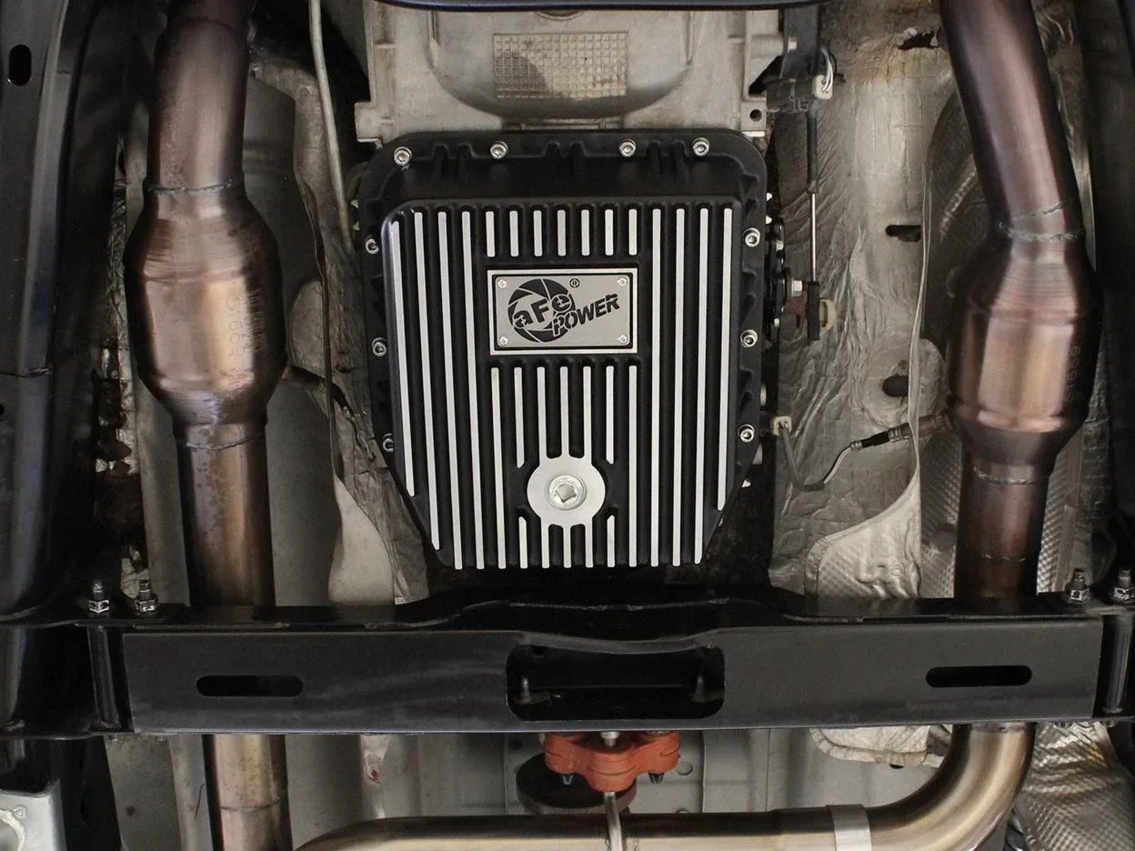 1993-2008 Ford Trucks Transmission Oil Pan aFe Power 46-70222 (4R70W) image 2