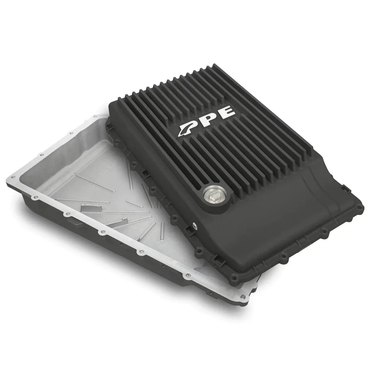 PPE Black Heavy Duty Aluminum Transmission Pan For 2021+ Ford Bronco W/ 10R60