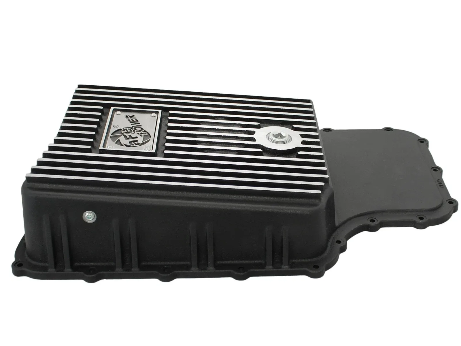 aFe 46-70182 Pro Series Transmission Pan Black for 11-21 Ford F250/F350 6.2/6.7L image 2