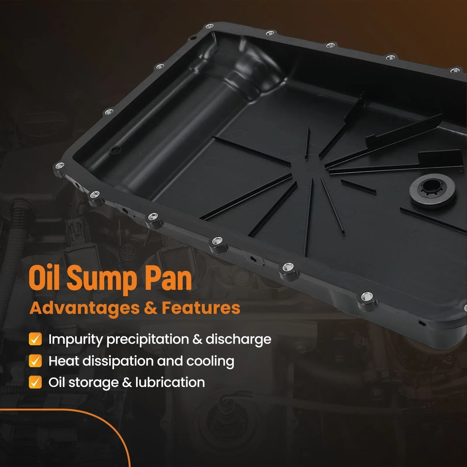 Automatic Transmission Oil Pan for Ford Ranger 10 Speed 2019-2023 265897 image 2