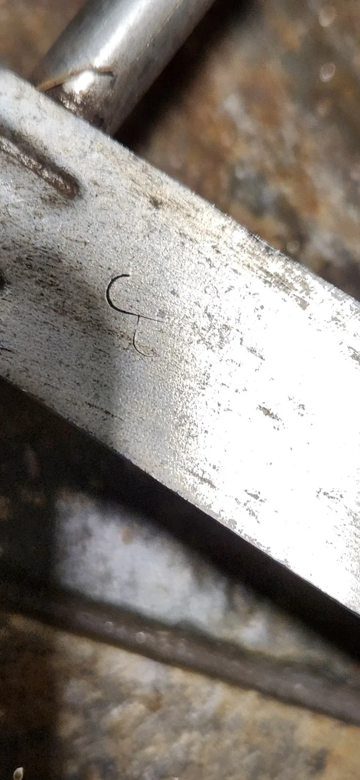 Vintage Oil Pan Dip stick Tube image 2