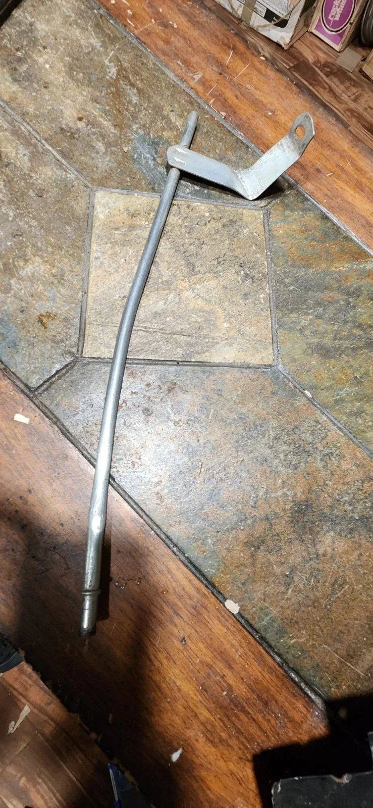 Vintage Oil Pan Dip stick Tube