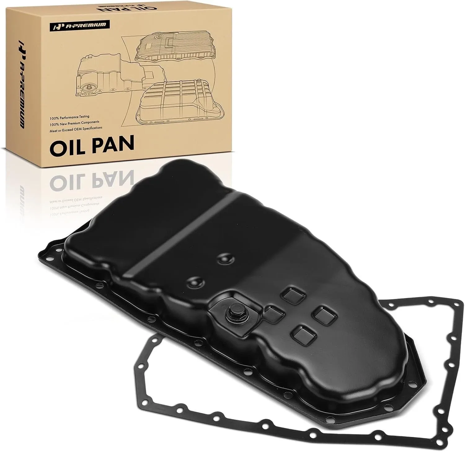 Nissan Altima Transmission Oil Pan 2007-2013 with Drain Plug & Gasket - 7.7Qts image 3