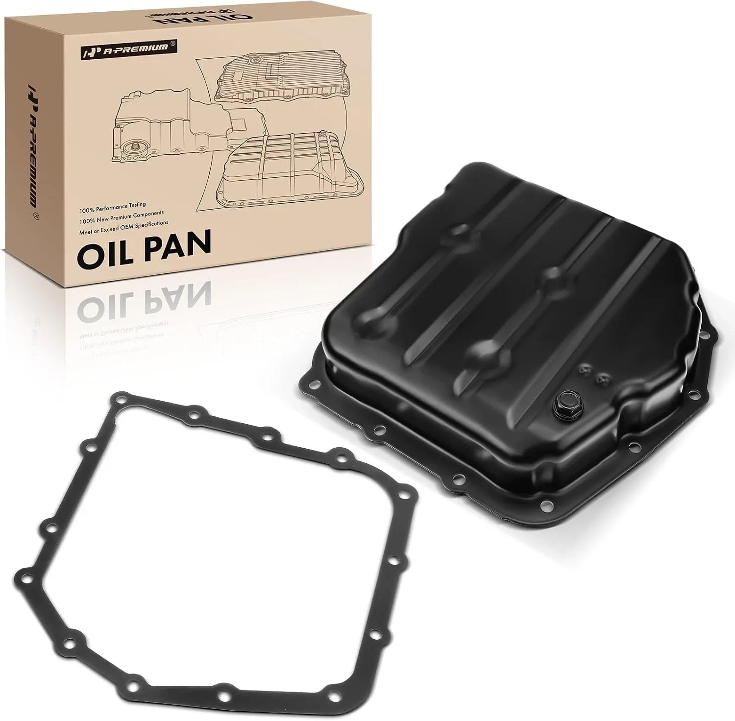 Vehicle-Specific Transmission Oil Pan with Drain Plug for Dodge/Chrysler Models image 3