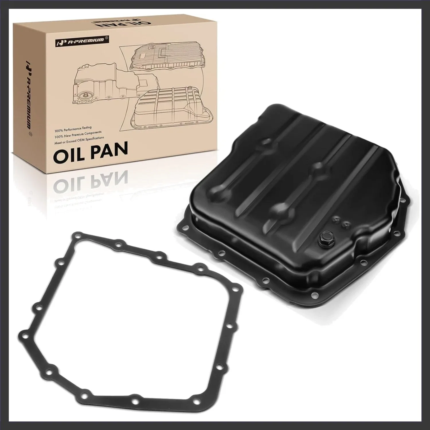 Vehicle-Specific Transmission Oil Pan with Drain Plug for Dodge/Chrysler Models