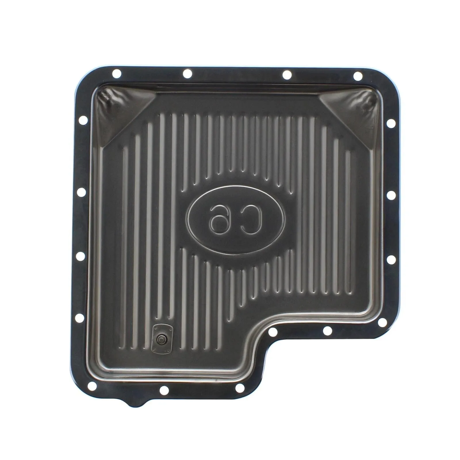 1966-91 FORD MERCURY C6 CHROME STEEL AUTO TRANSMISSION OIL PAN STOCK CAPACITY image 2