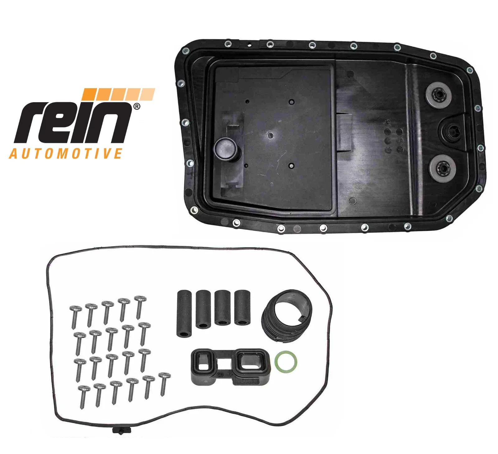 Transmission Oil Pan Assembly Filter Gasket Adapter Sleeve Bolt Kit OE Rein