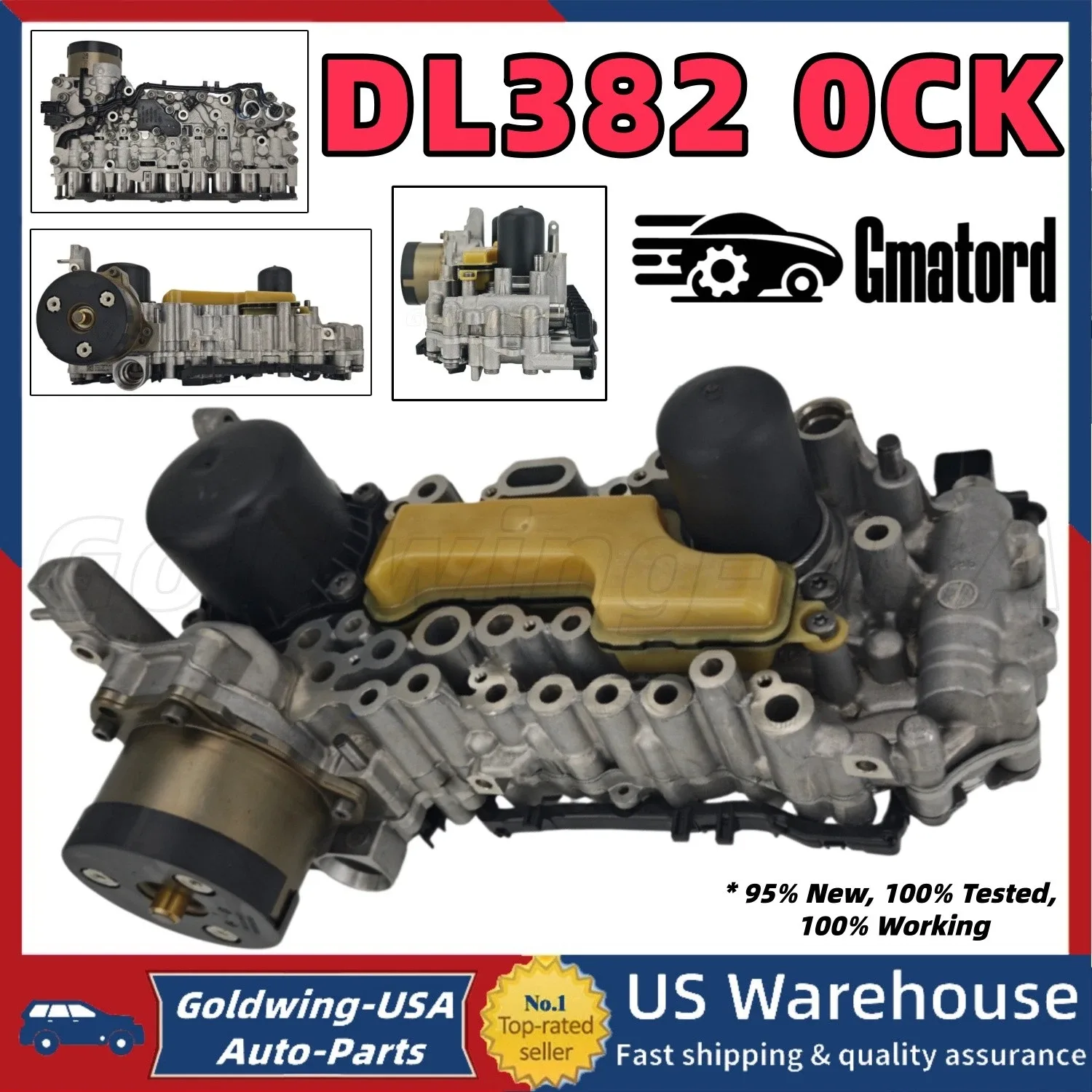 Audi A4 A5 A6 A7 Transmission Valve Body DL382 0CK