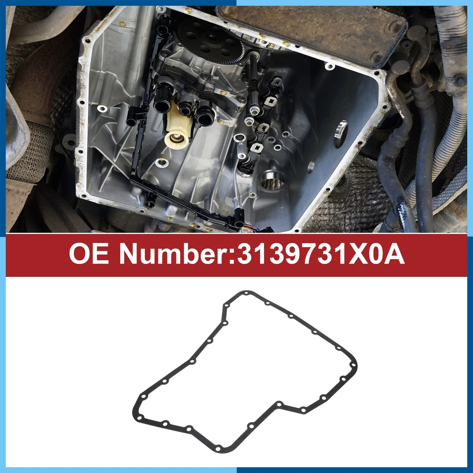 No.3139731X0A auto Oil Pan Gasket fit for Nissan Versa 2007-2012 1 Pc image 3