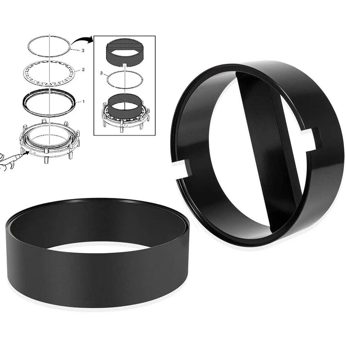 DT47799 Transmission Clutch Piston Spring Compressor Install Tool 6T40 Transaxle