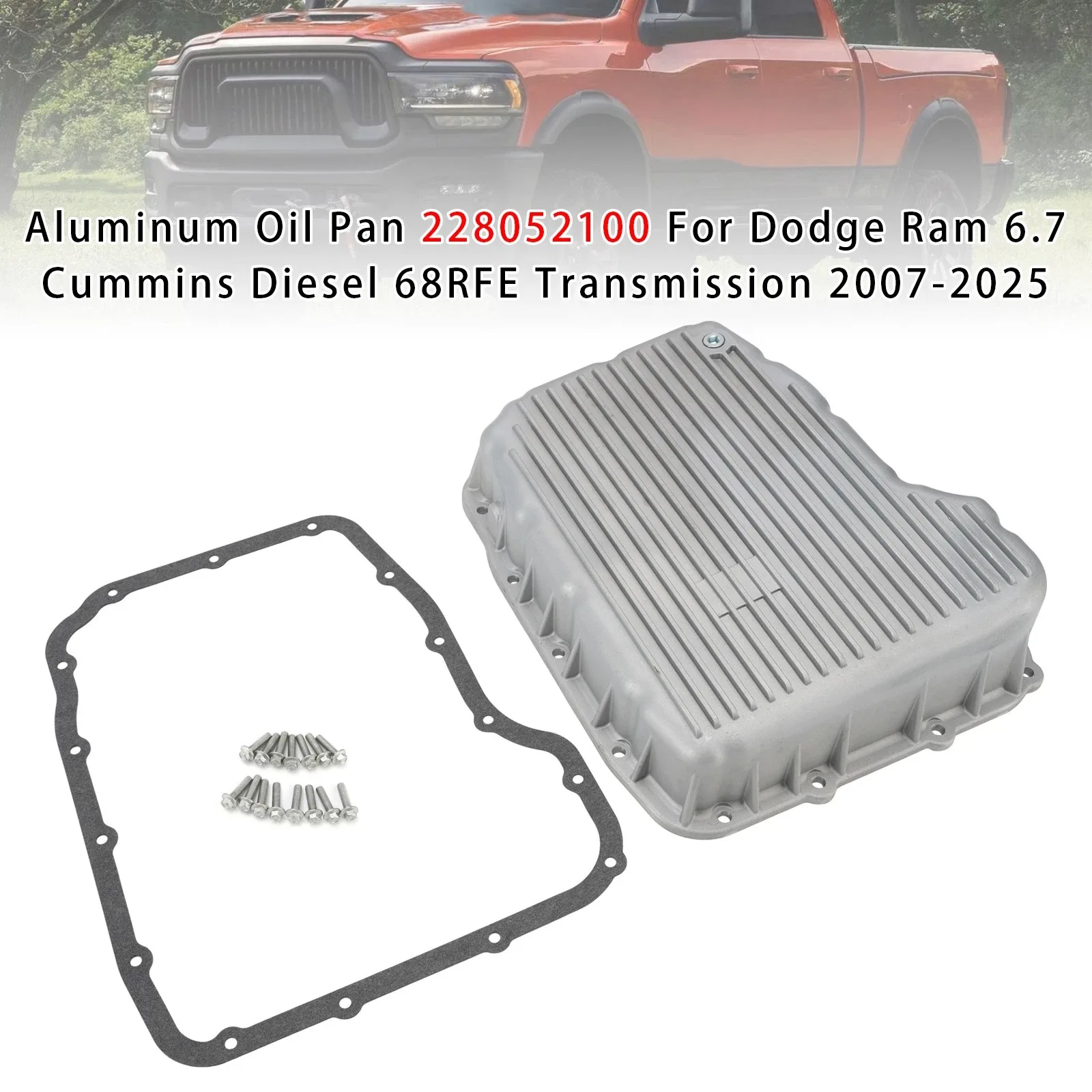 2007-2025 Dodge Ram 6.7 Cummins Aluminum Oil Pan MPN 228052100