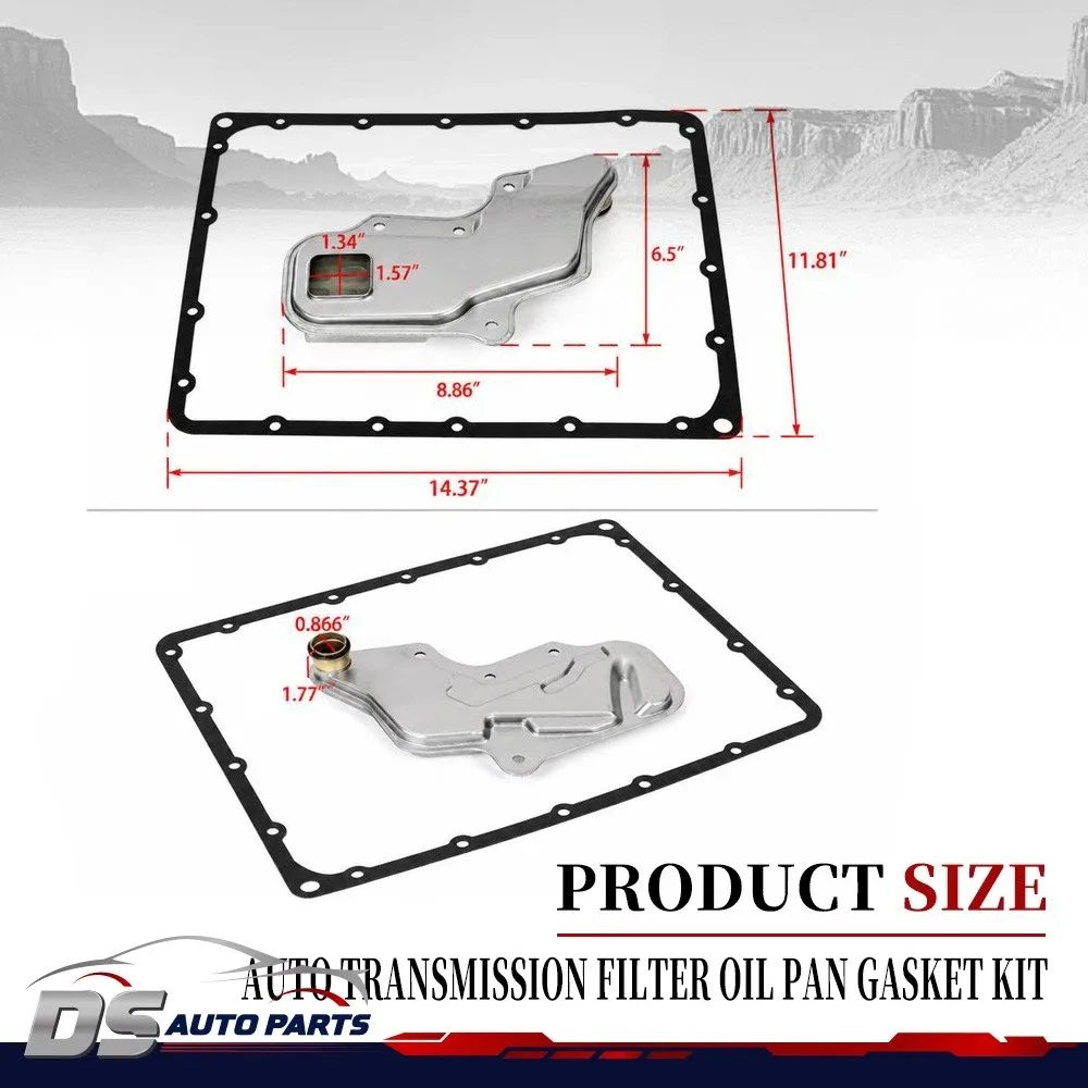 1990-2004 Nissan D21/Pickup/Frontier Transmission Filter & Oil Pan Gasket Kit 3172848X00 image 3