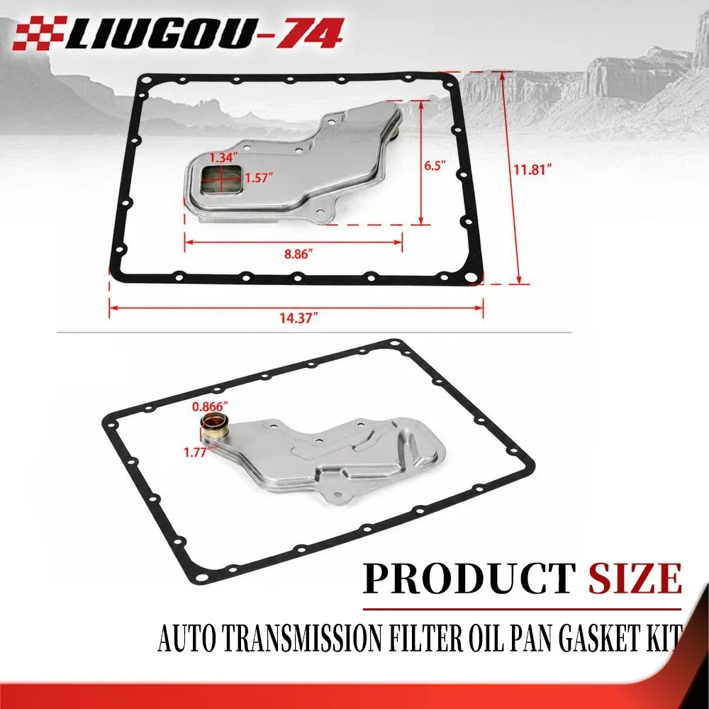 Auto Transmission Filter Oil Pan Gasket Kit 3172848X00 Fit For 1990-2004 Nissan image 3