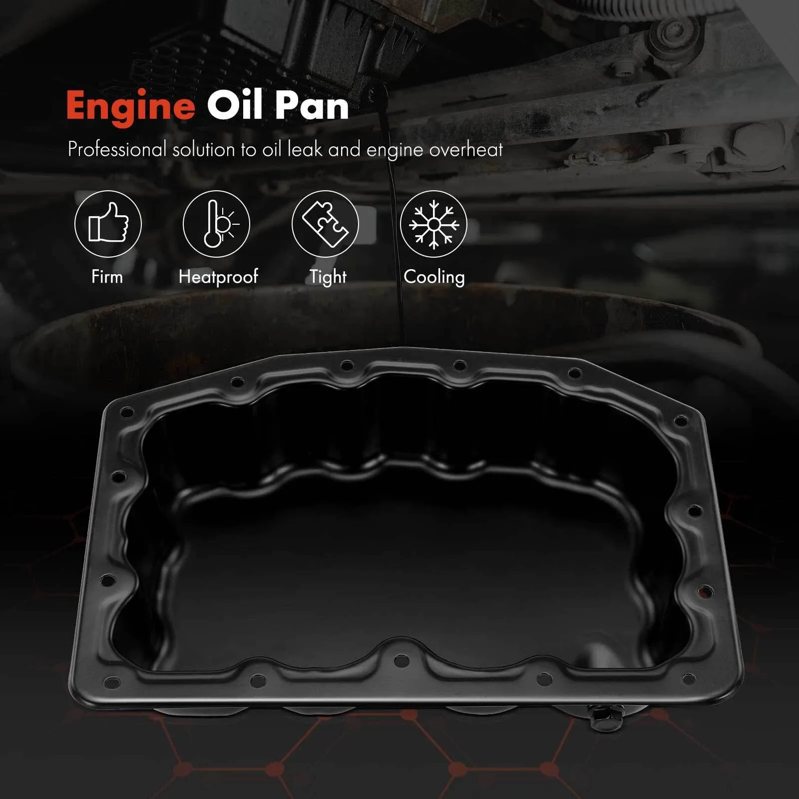 2011-2024 Ford F-250–F-750 Lower Engine Oil Pan BC3Z-6695-B image 3