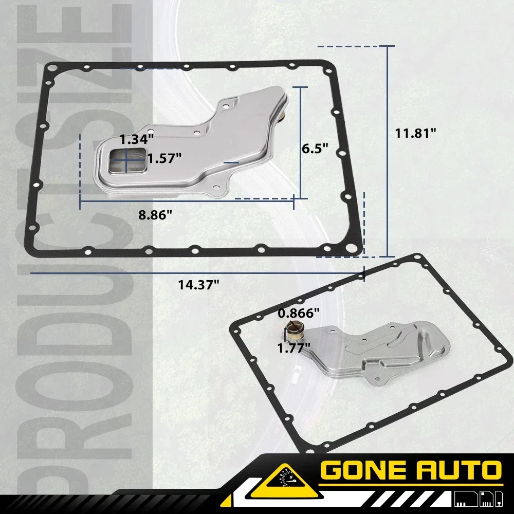 Auto Transmission Filter Oil Pan Gasket Kit Fit For 1990-2004 Nissan 3172848X00 image 3