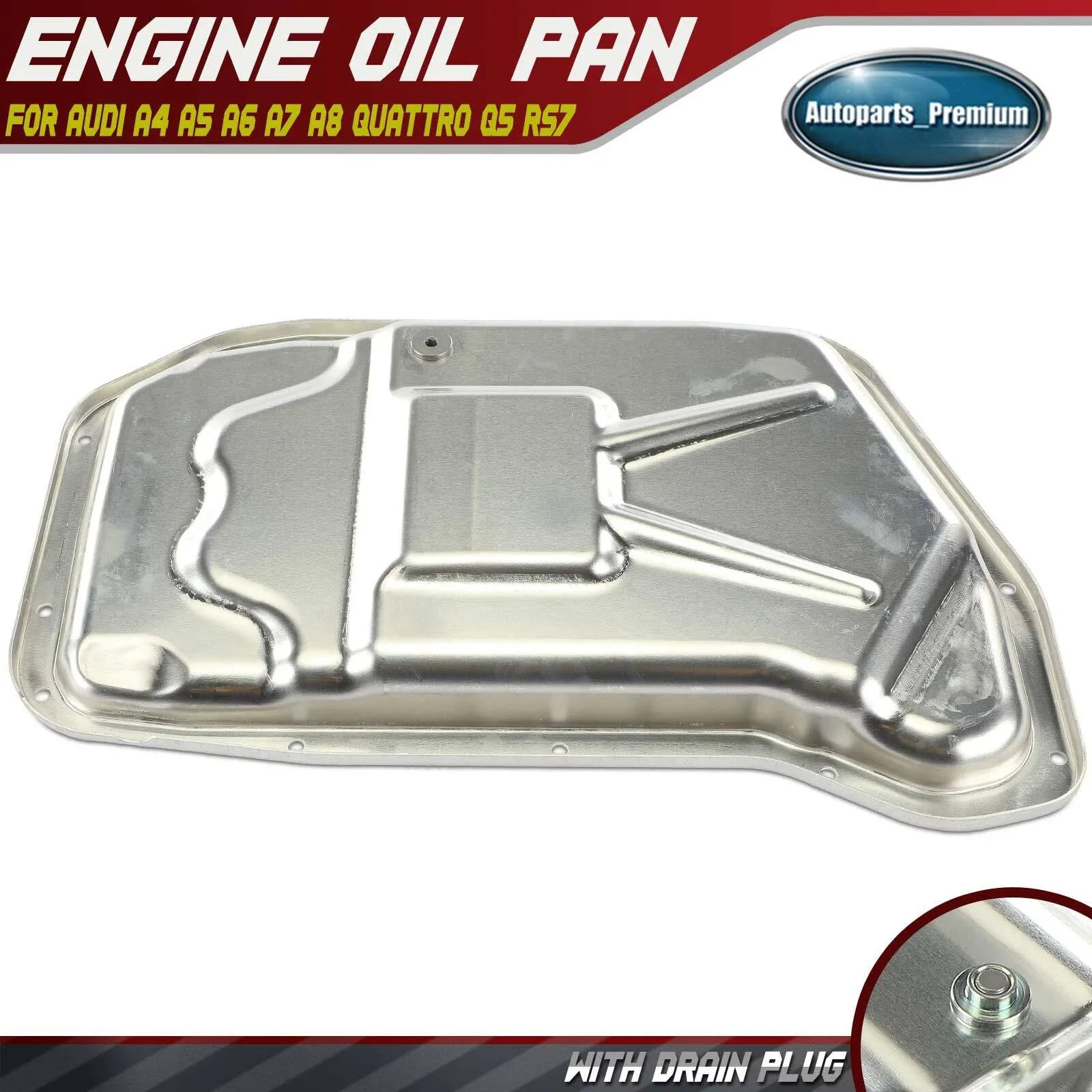 2011-2018 Audi Oil Pan (0BK321359 / 0501216377) - Fits A4 A5 A6 A7 A8 Q5 RS7 S8 SQ5