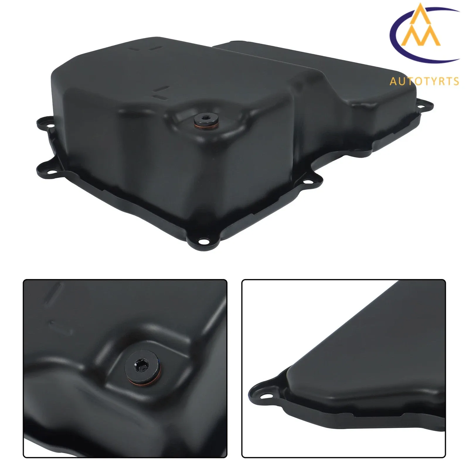 Engine Transmission Pan with Gasket For VW Beetle Golf Jetta Passat Auto Trans image 3