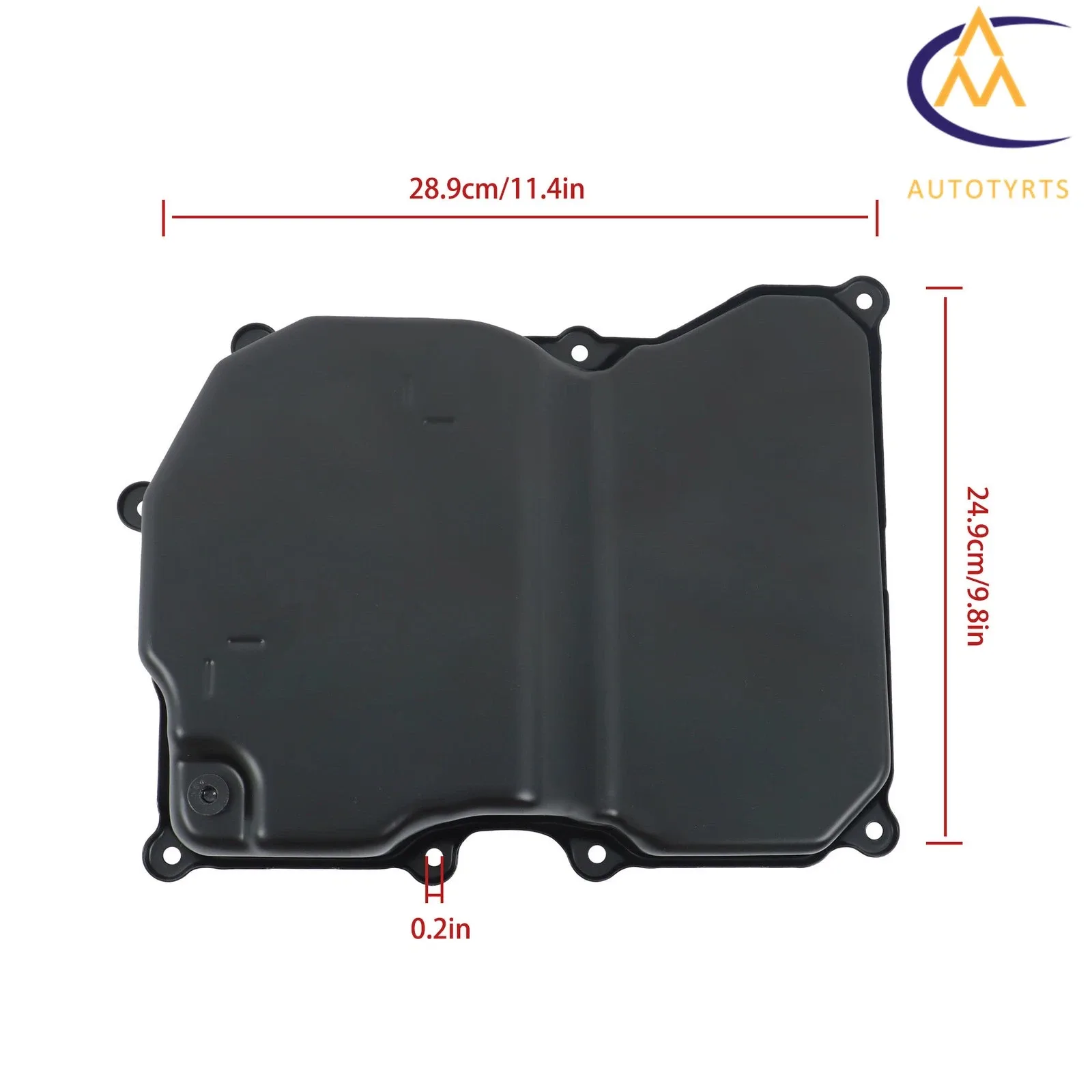 Engine Transmission Pan with Gasket For VW Beetle Golf Jetta Passat Auto Trans image 4