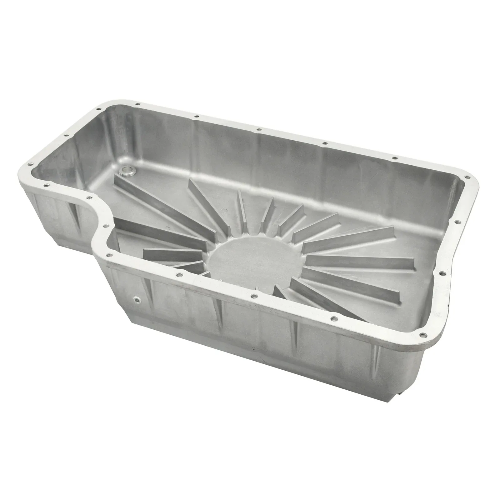 6R140 Natural Transmission Pan Oil Pan for 2011-2019 Ford 6.7L F-250 F-350 F-450 image 4