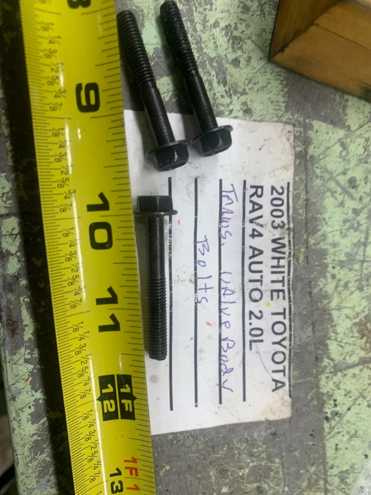 2001-2003 RAV4 Automatic Transmission Valve Body Bolts - Set of 3 image 3