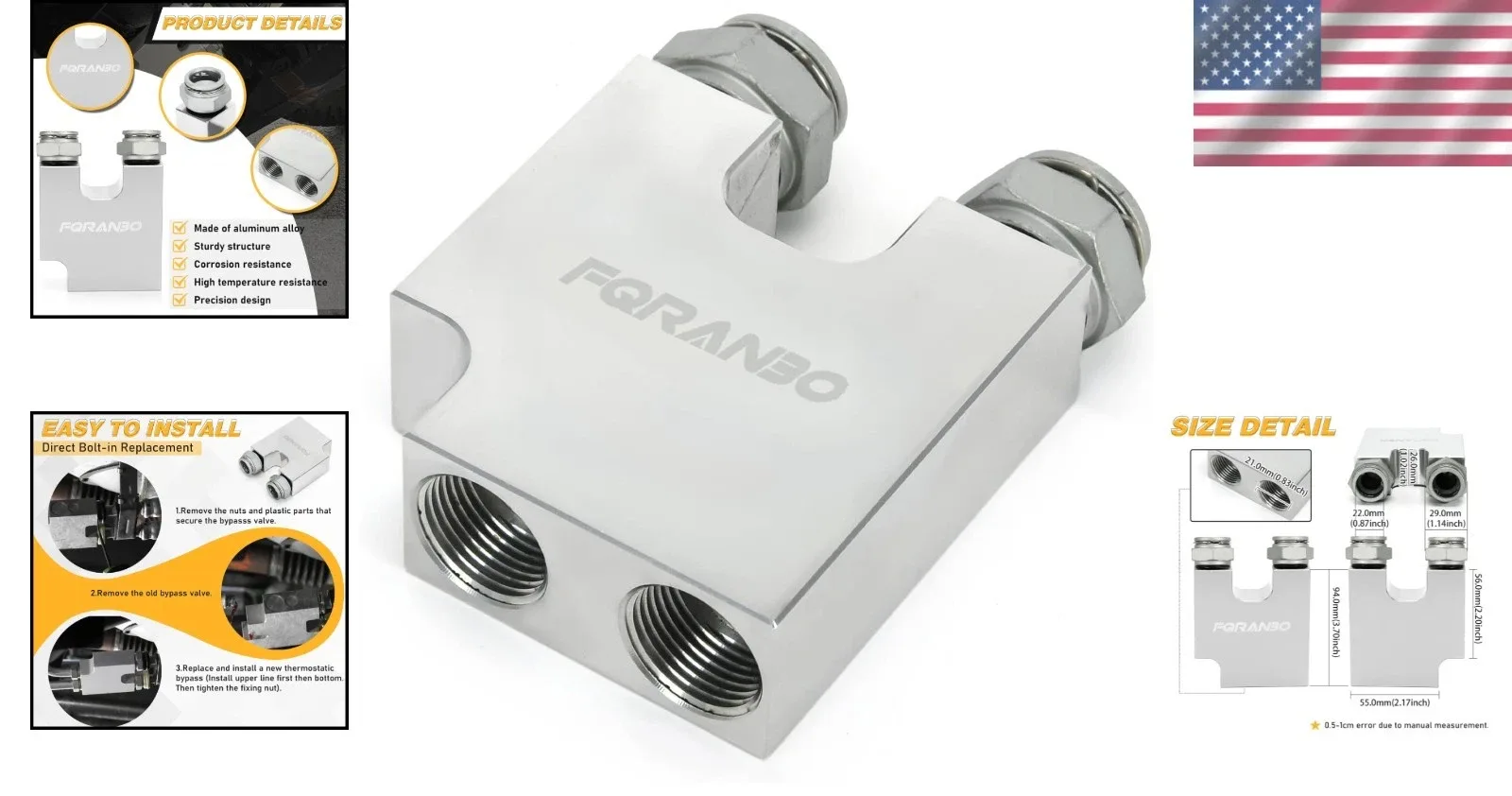 2013-2018 Dodge Ram 6.7L Cummins Thermal Bypass Valve for 68RFE/AS69RC - Transmission Thermal Bypass Valve image 2