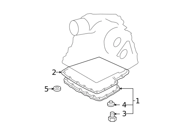 Genuine Nissan Transmission Oil Pan 31390-31X0A image 3