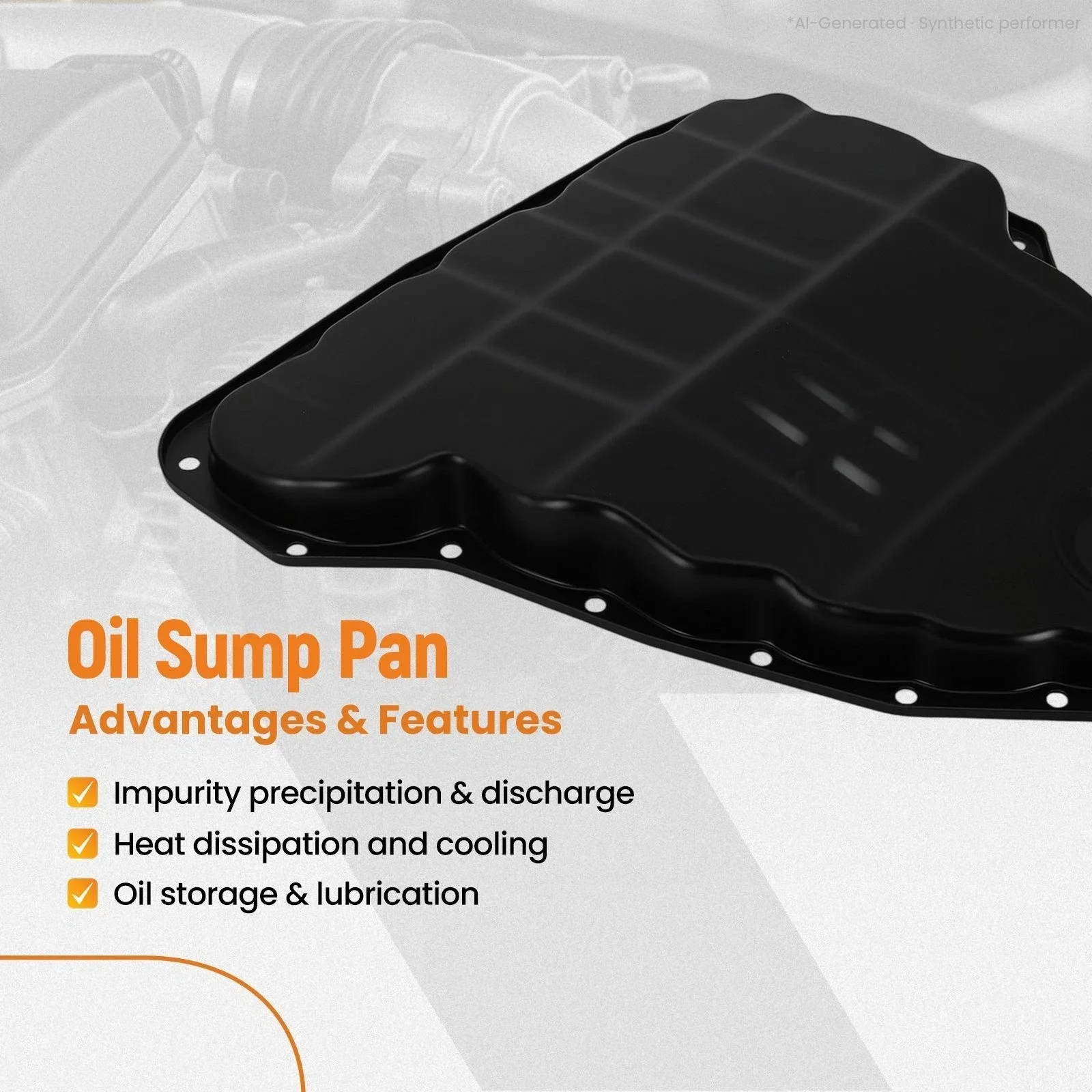 1993-2001 Nissan Altima Transmission Oil Pan 31390-80X05 (ZQNHUK) image 2